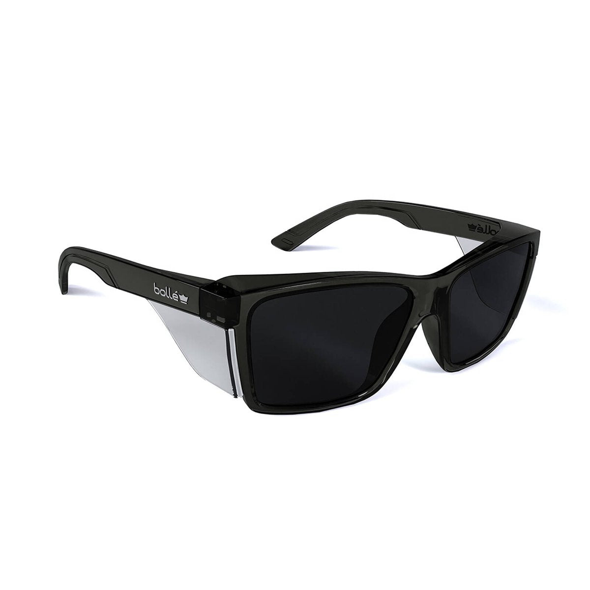 Boll Safety Smoke Stks 420 Safety Glasses - 150mm x 50mm x 140mm - Smoke Tint - Lightweight - Wrap-Around Design - SuperSaverAU - view 1