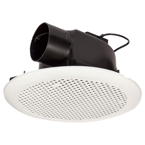 HPM 250mm White Round Ducted Ceiling Exhaust Fan 240V 40W 330m3/hr EFD01RDWE