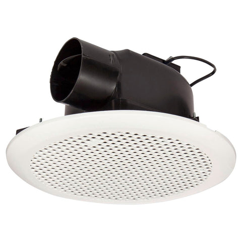 Hpm 250mm White Round Ducted Exhaust Fan - Plastic - 330m3/h Airflow - SuperSaverAU - view 1