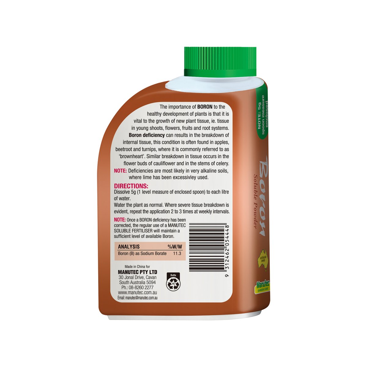 Manutec 500g Soluble Boron - Boron Supplement - Crystalline - Safe for Vegetables - SuperSaverAU - view 2