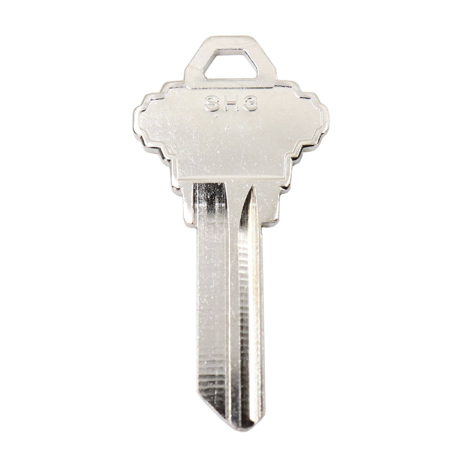 EHI SH3 Silver Blank Key 54mm Nickel Plated Brass