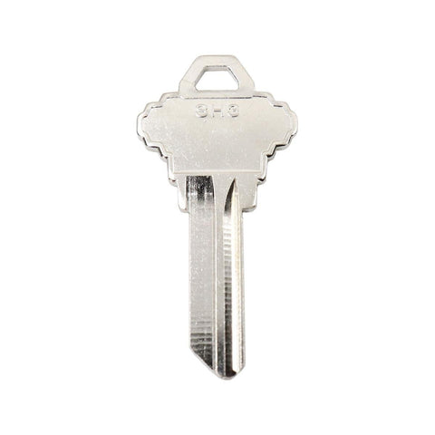 EHI Silver Blank Key - 54mm Nickel Plated Brass - Easy To Carry - SuperSaverAU - view 1