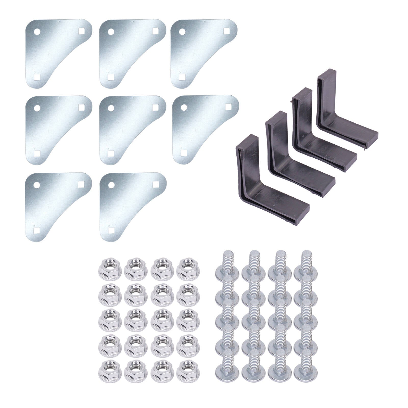 Metal Mate Galvanised Slotted Angle Starter Pack, Steel Shelving Frame Kit