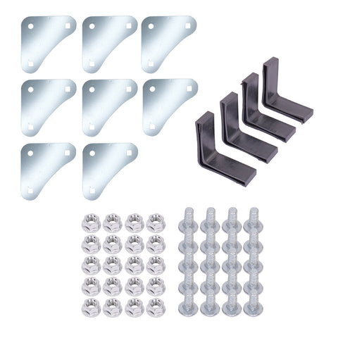 Metal Mate Galvanised Slotted Angle Starter Pack, Steel Shelving Frame Kit