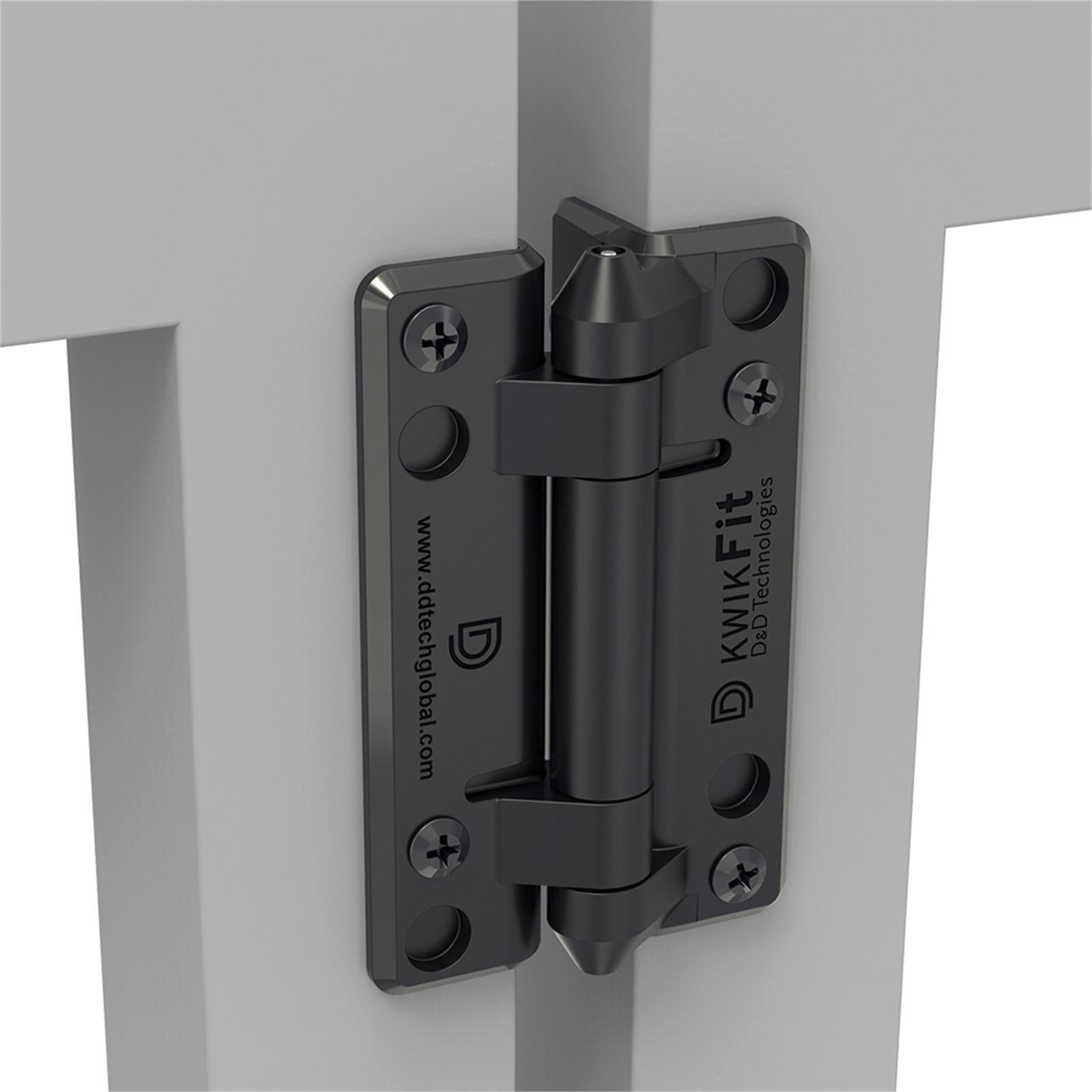 KwikFit 83mm Engineered Polymer & Stainless Steel Plain Pivoting Gate Hinges