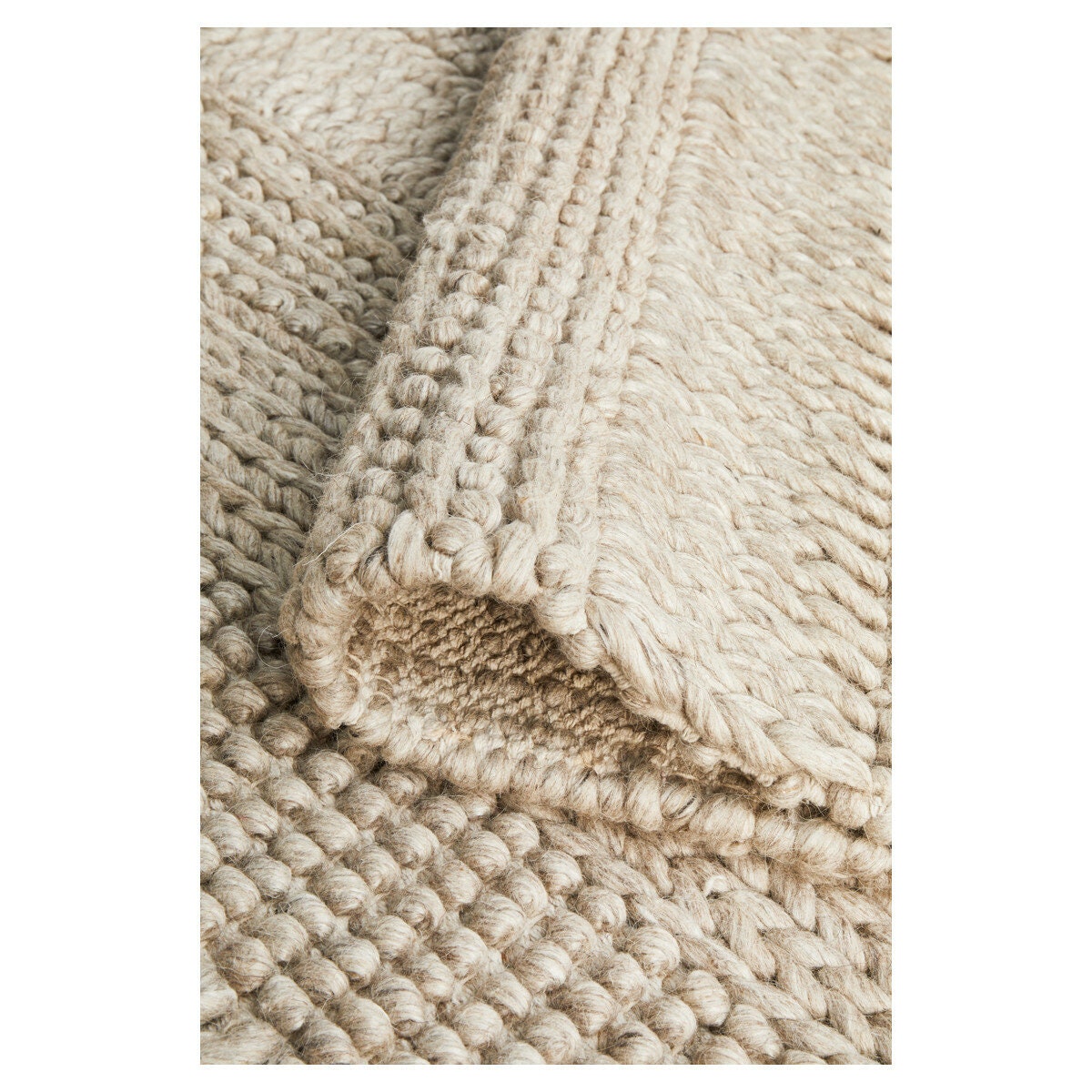 Rug Culture Skandi medium grey rug 225x155cm - 70% viscose and 30% wool blend - SKAN314GRY225X155
