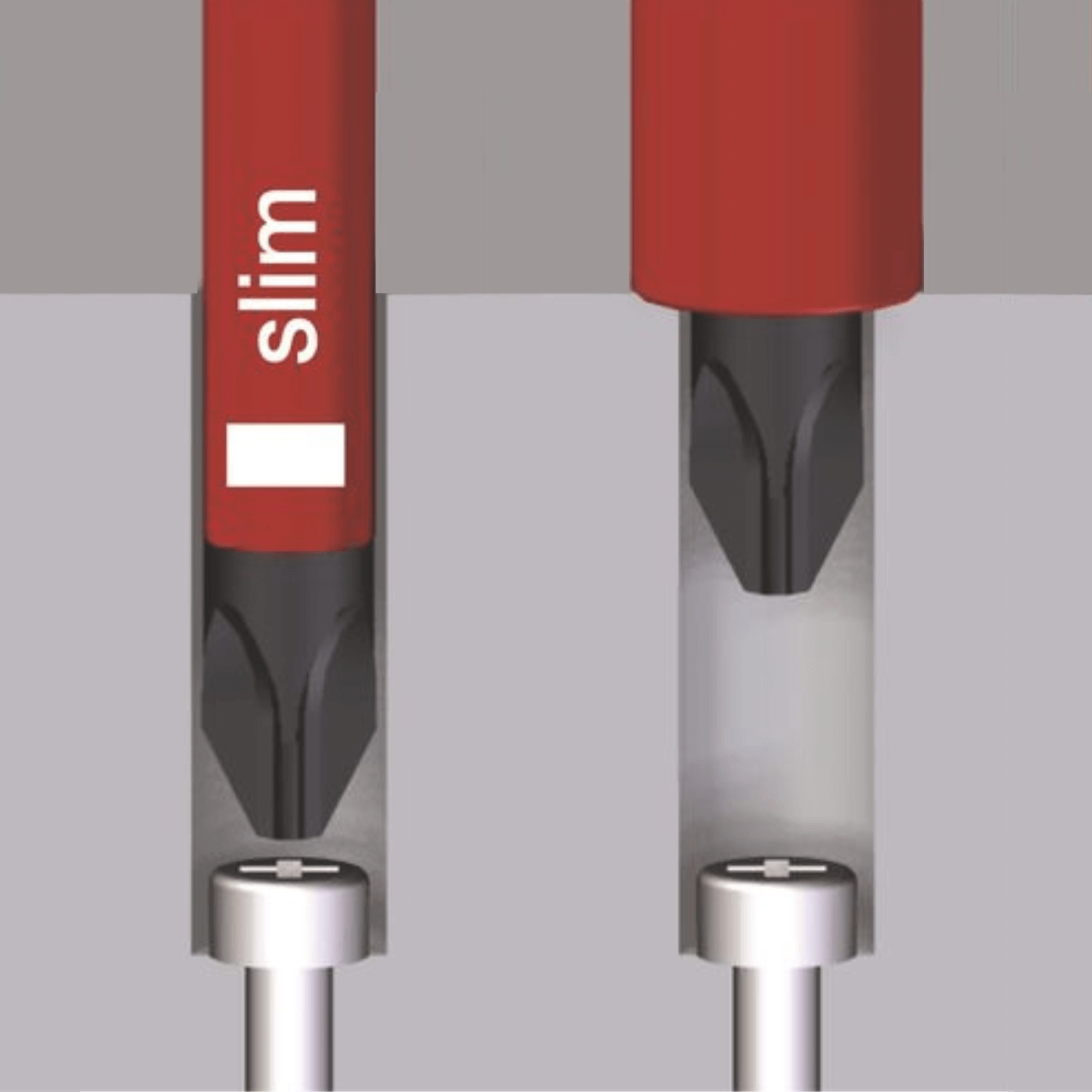 Wiha 2.5 x 75mm Insulated Flat Slotted Screwdriver VDE 1000V SoftFinish