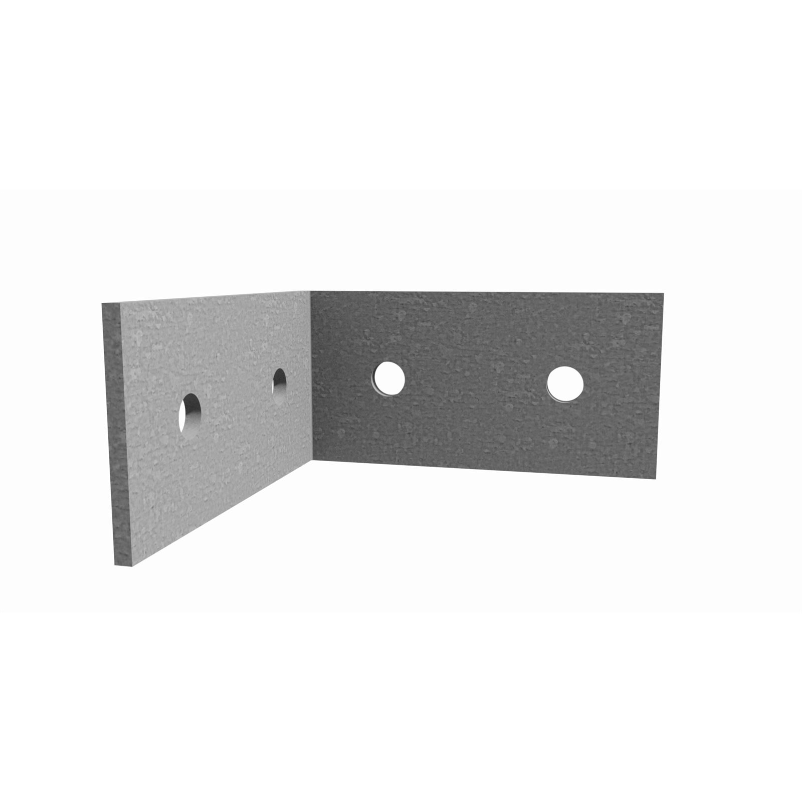 Dunnings Hot Dip Galvanised Steel Angle Bracket 130 x 130 x 65 x 5mm M12
