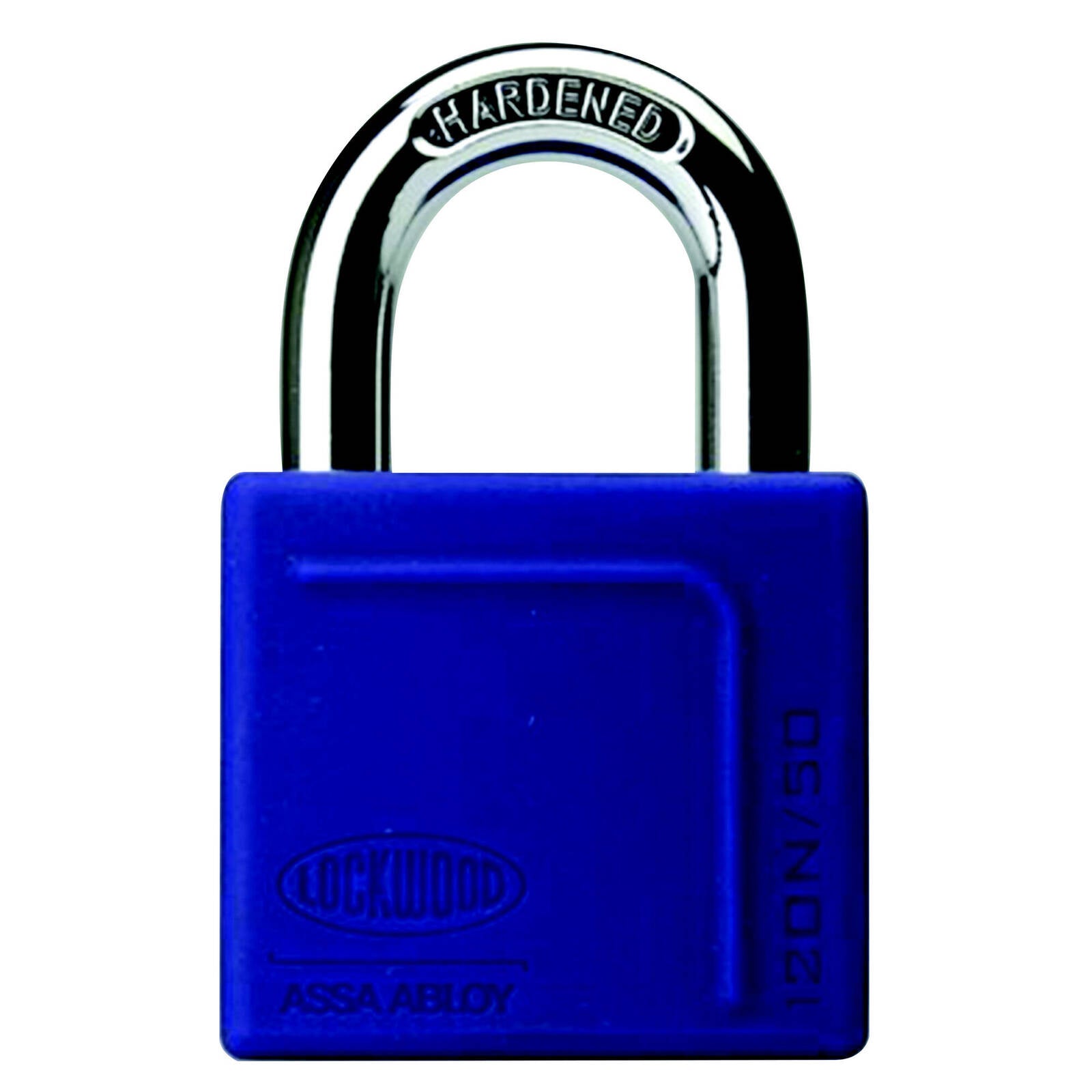 Lockwood 50mm Solid Brass 120N Series Padlock with Silicone Cover - 10mm Shackle
