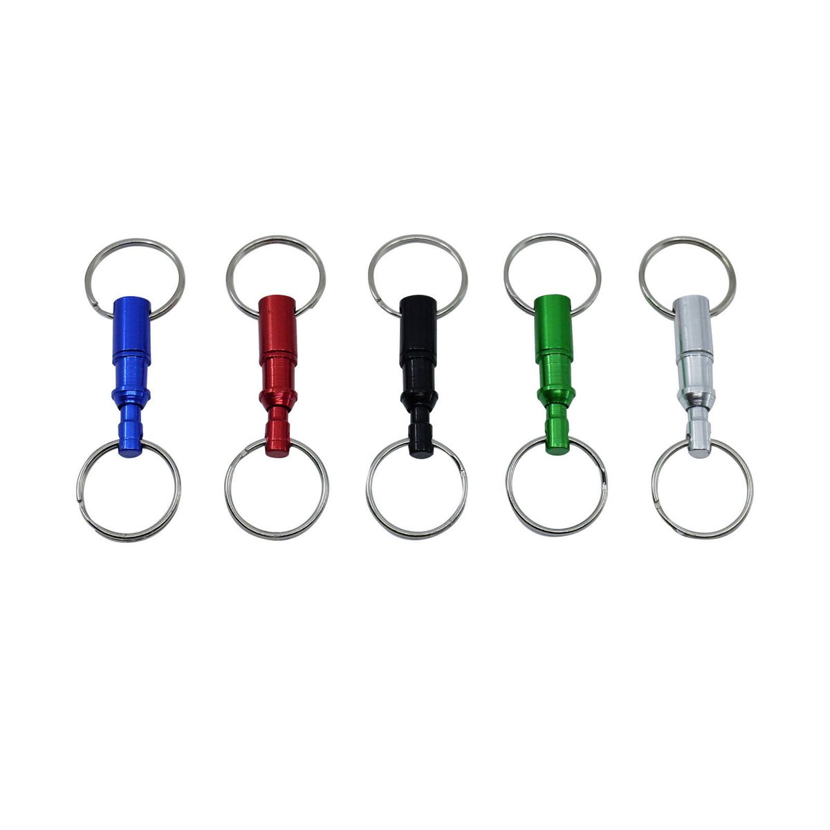Key Essentials Nickel Plated Brass Pull Apart Key Holder Key Ring