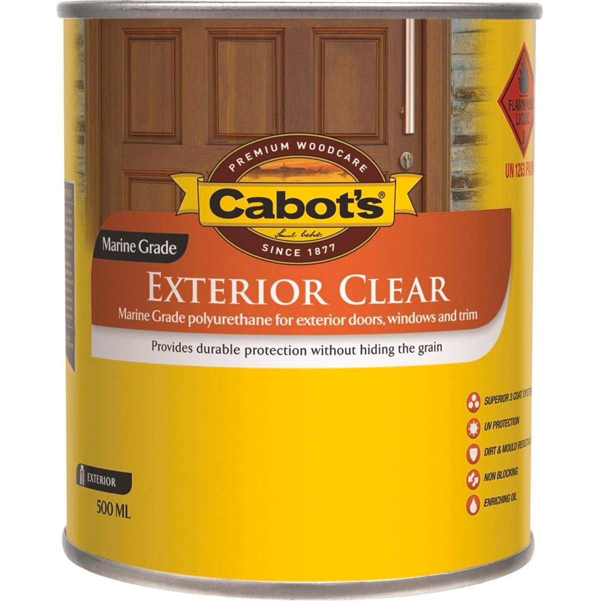 Cabot's 500ml Clear Satin Oil Based Exterior Timber Finish