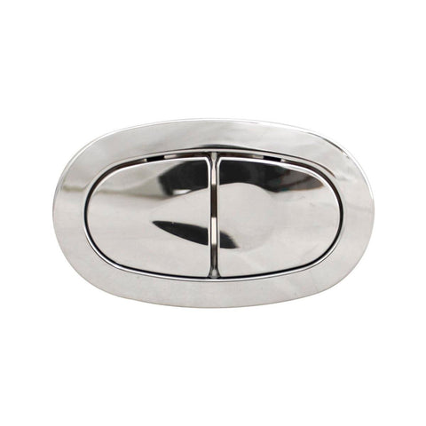Fluidmaster Dual Flush Cistern Button 72 x 38mm Chrome Adjustable - SuperSaverAU - view 1