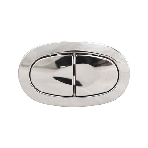 Fluidmaster 72 x 38mm Dual Flush Cistern Button, Chrome with Adjustable Rods