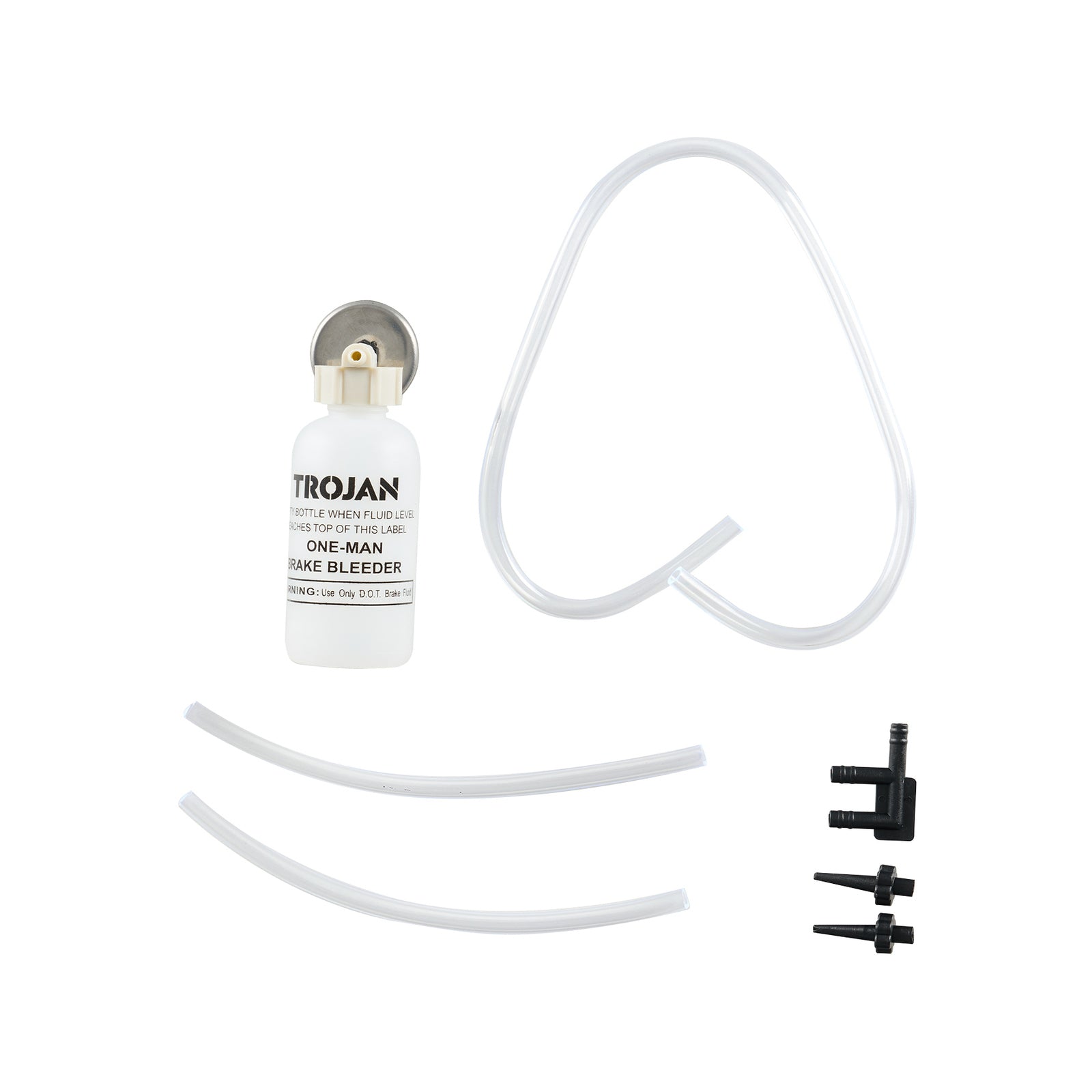 Trojan One Person Brake Bleeder Kit, 245 x 95 x 50mm