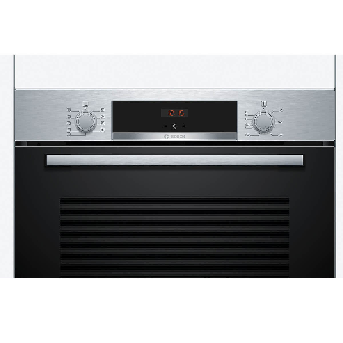 Bosch Series 4 60cm Electric Built-In Oven - 71L, 7 Functions, Pizza Setting, Stainless Steel - HBA534BS3A