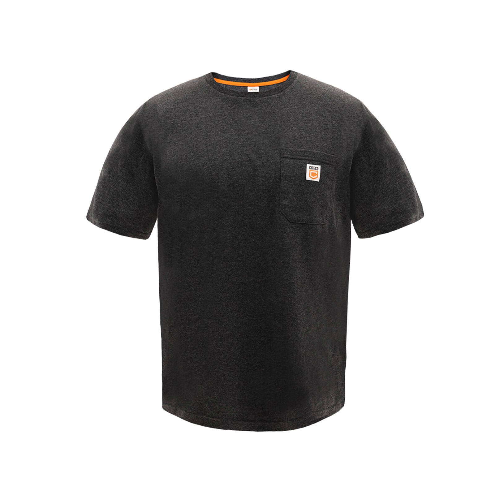 Citeco Charcoal Marle Tee - Men's Cotton/Polyester T-Shirt, Large