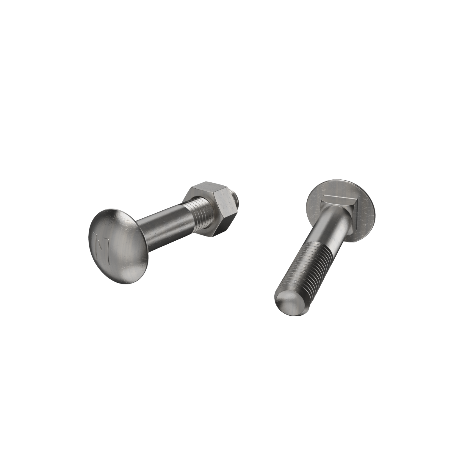 Zenith M12 x 65mm Stainless Steel 304 Cup Head Bolt and Nut