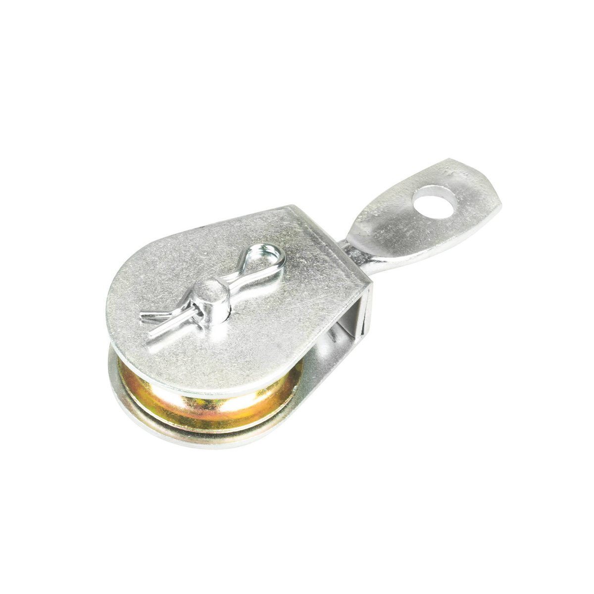 Pinnacle 38mm Zinc Plated Steel Pulley Swivel Fixed 150kg