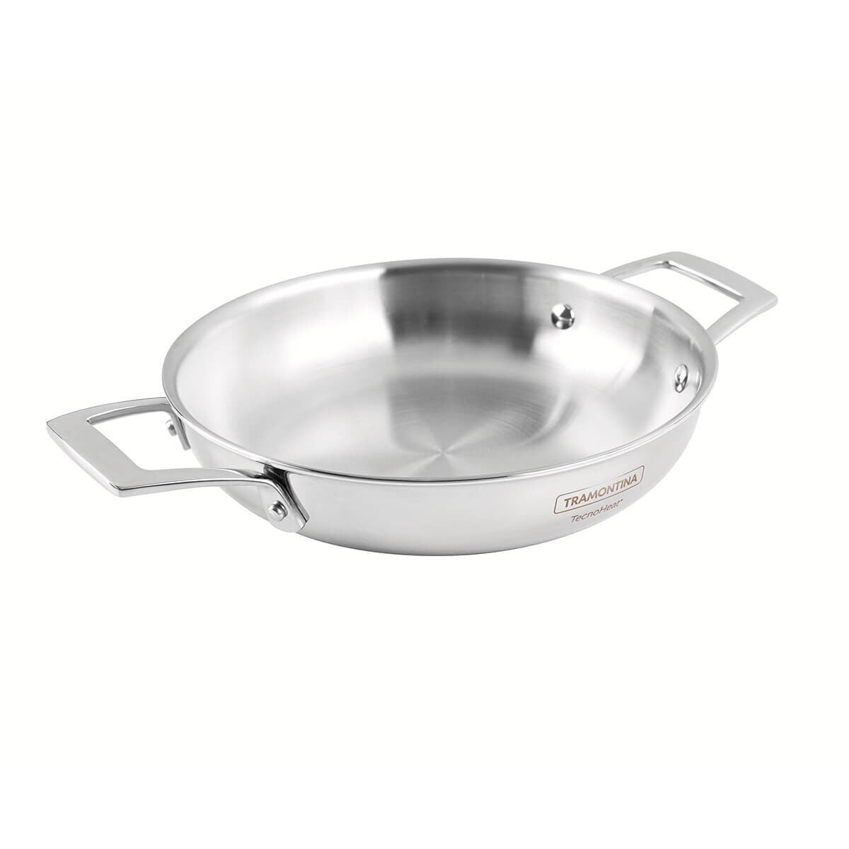 Tramontina Grano 30cm Double-Handled Frying Pan - Tri-Ply Clad - Induction Compatible - 62152301