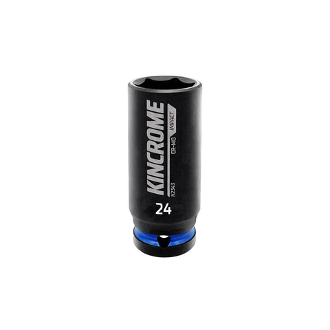 Kincrome 24mm 1/2" Drive Deep Impact Socket, 6 Point Cr-Mo