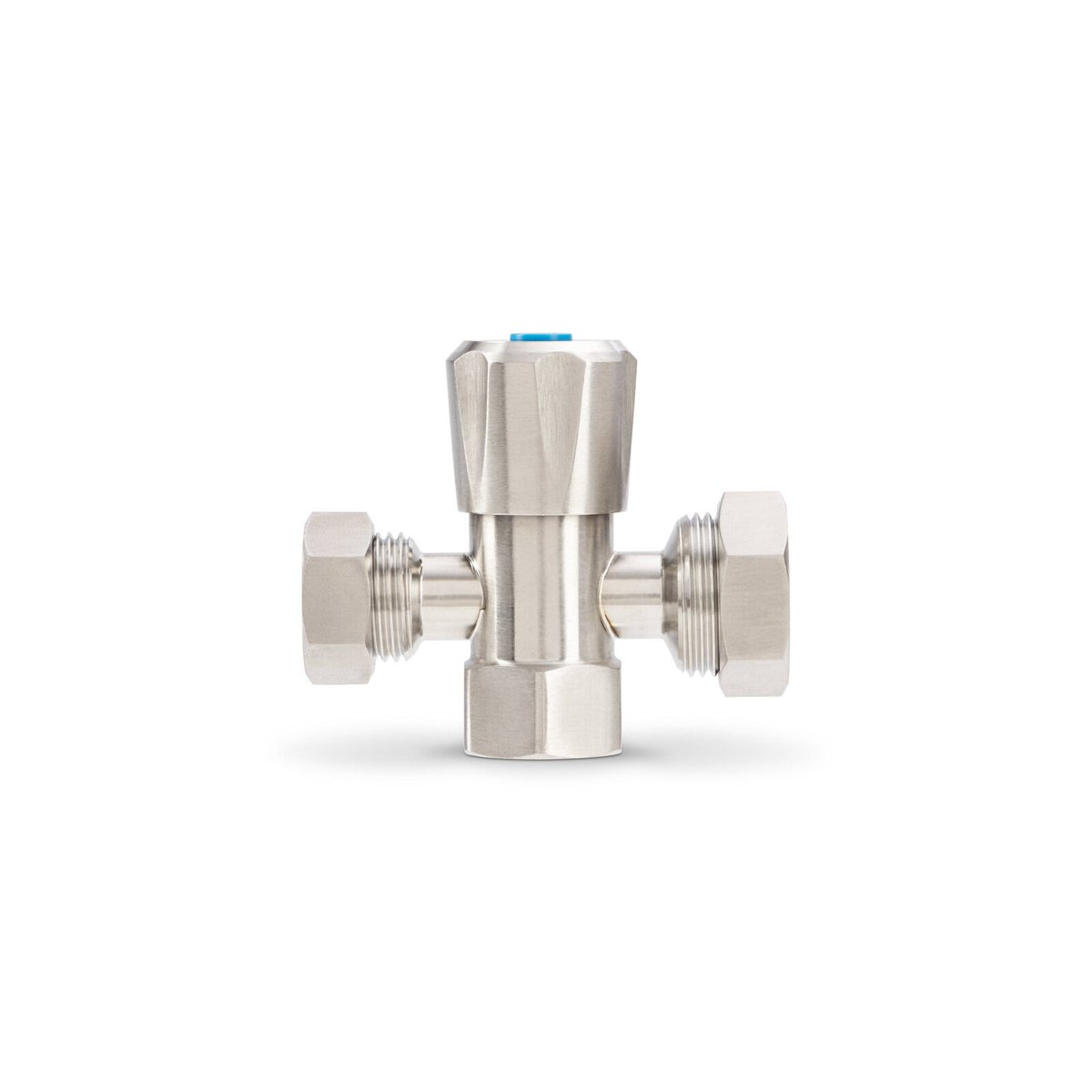 Brasshards 20 x 15mm Stainless Steel 2 Way Under Sink Valve