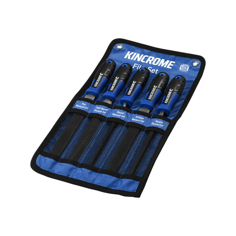 Kincrome Carbon Steel File Set 200mm (8") 5 Piece