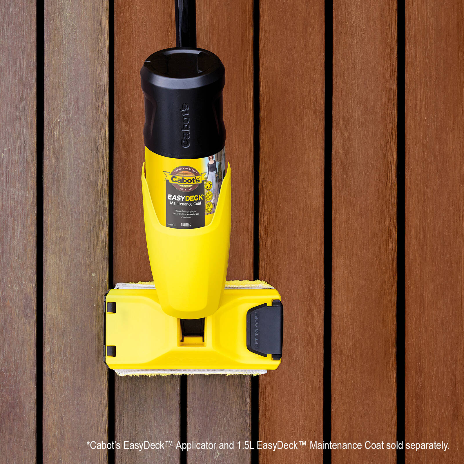Cabot's EasyDeck Maintenance Coat Refill 3L, Water Based, Timber Decking, Outdoor