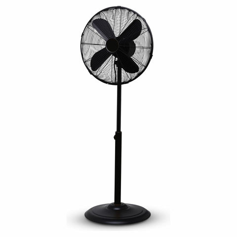 Goldair 40cm Matte Black Pedestal Fan - 3 Speeds, Oscillation, Height and Tilt Adjustable - GCPF240
