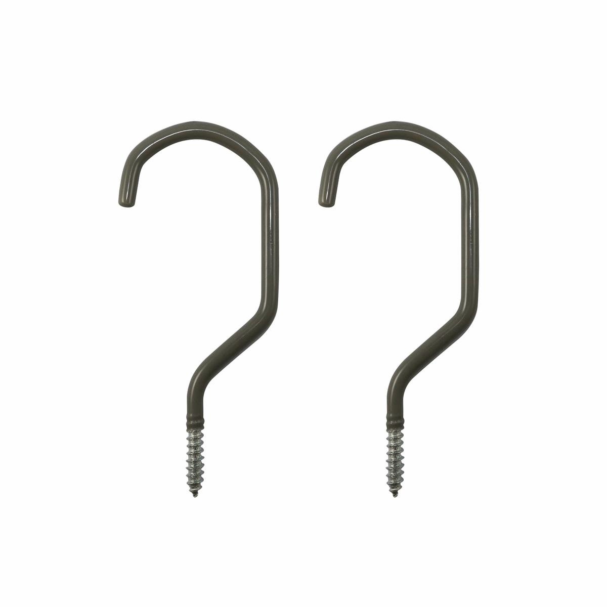Everhang 152 x 65mm Steel PVC Coated Bicycle Storage Hooks 2 Pack