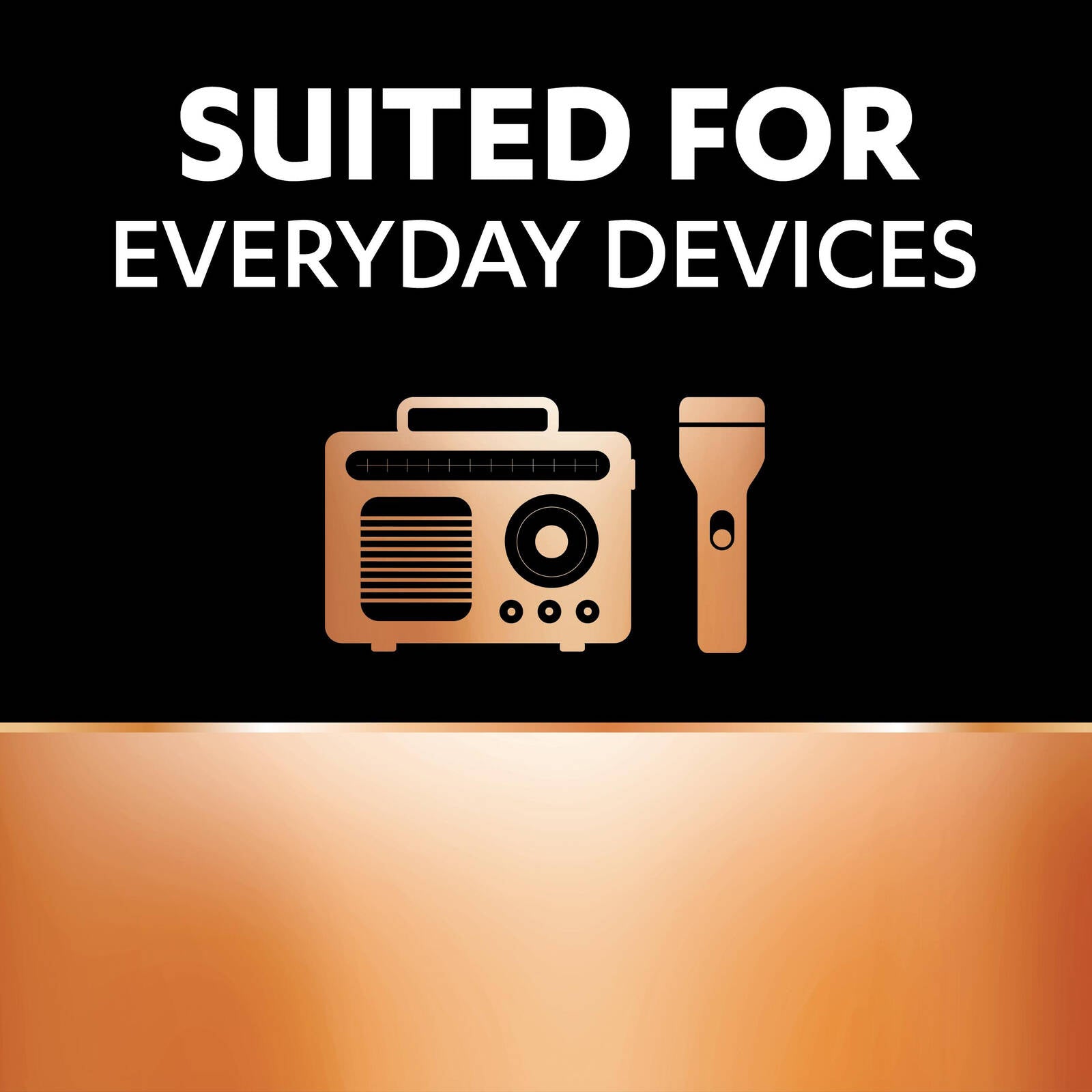 Duracell Coppertop D Alkaline Batteries 1.5V - 4 Pack