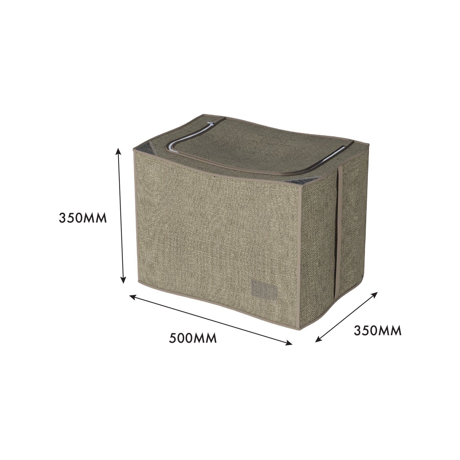 Flexi Storage Wardrobe 500 x 350 x 350mm Ash Non Woven Fabric Tall Storage Case