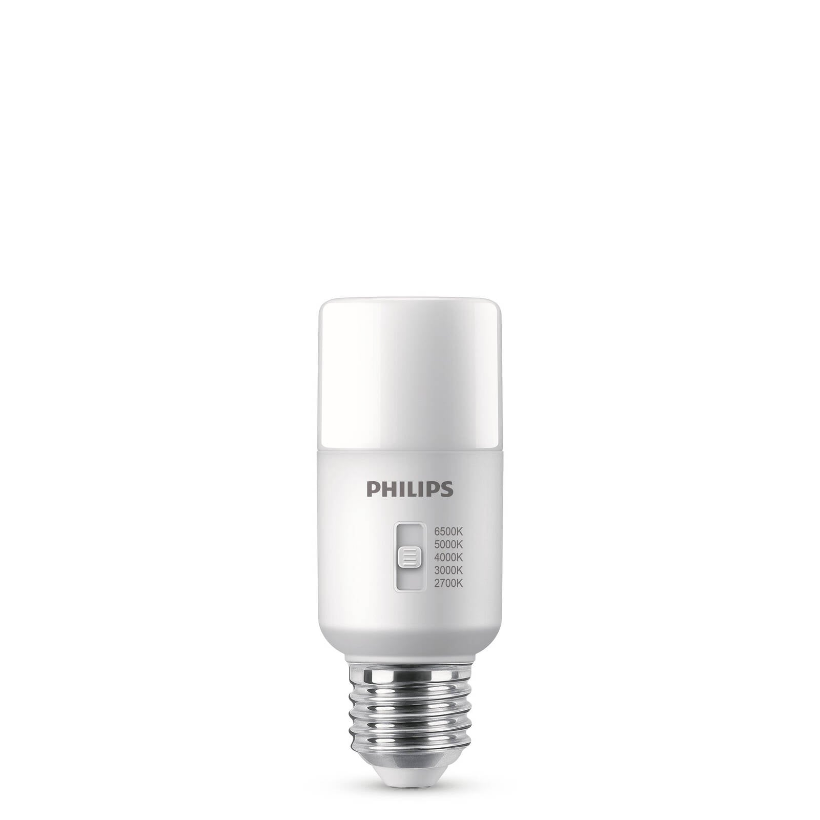 Philips Stick E27 LED Globe 10W 1000lm 5CCT Dimmable, Warm to Cool White, 15000h