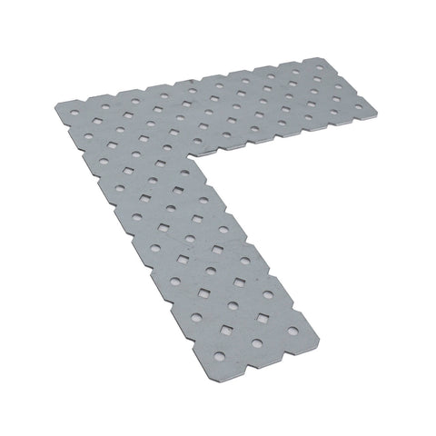 Carinya 220 x 200 x 60 x 1mm Galvanised Steel L-Shape Make-A-Bracket