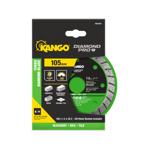 Kango 105mm Turbo Diamond Saw Blade KDB105T