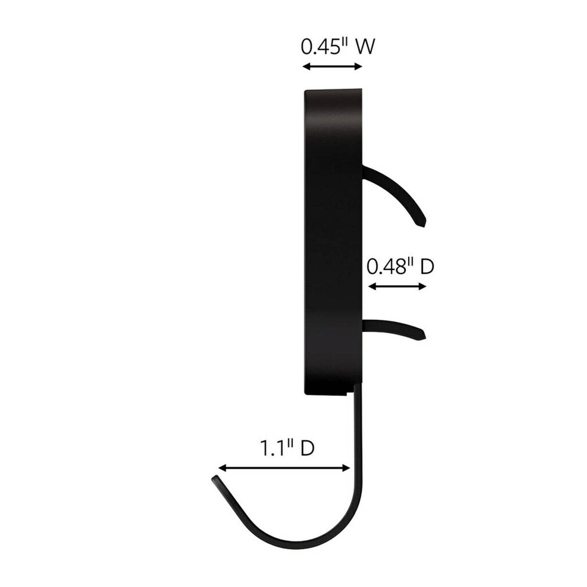 3M Black Claw Wall Hook - 7kg - 33mm x 83mm - Easy Installation - SuperSaverAU - view 4