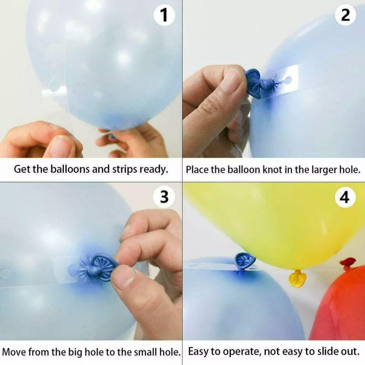 5m Clear Balloon Arch Garland Connect Chain Tape - 3 Packs - view 6