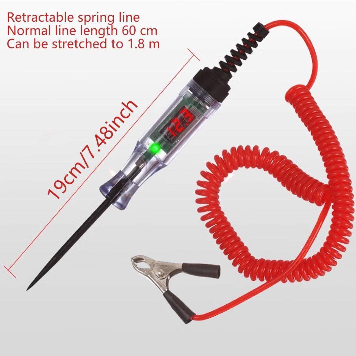6-24V Digital Circuit Tester with LCD Display for Cars and Trucks - view 4