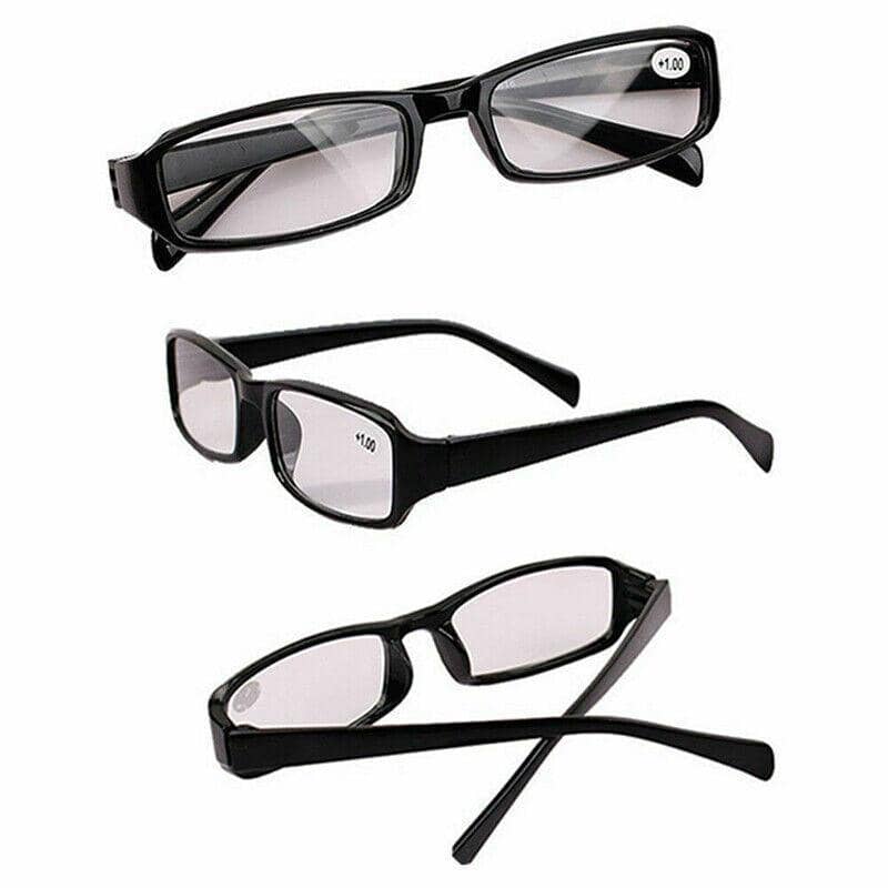 6 Pairs Wayfarer Frame Magnifying Reading Glasses for Men and Women - +2.00 Strength - view 5