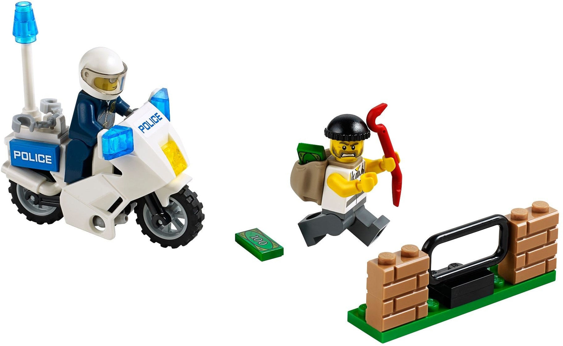 LEGO 60041 Police Motorbike Crook Chase - SuperSaverAU - view 6