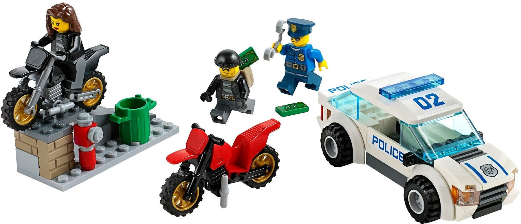 LEGO 60042 High-Speed Police Chase Car & Motorcycle Set - SuperSaverAU - view 7
