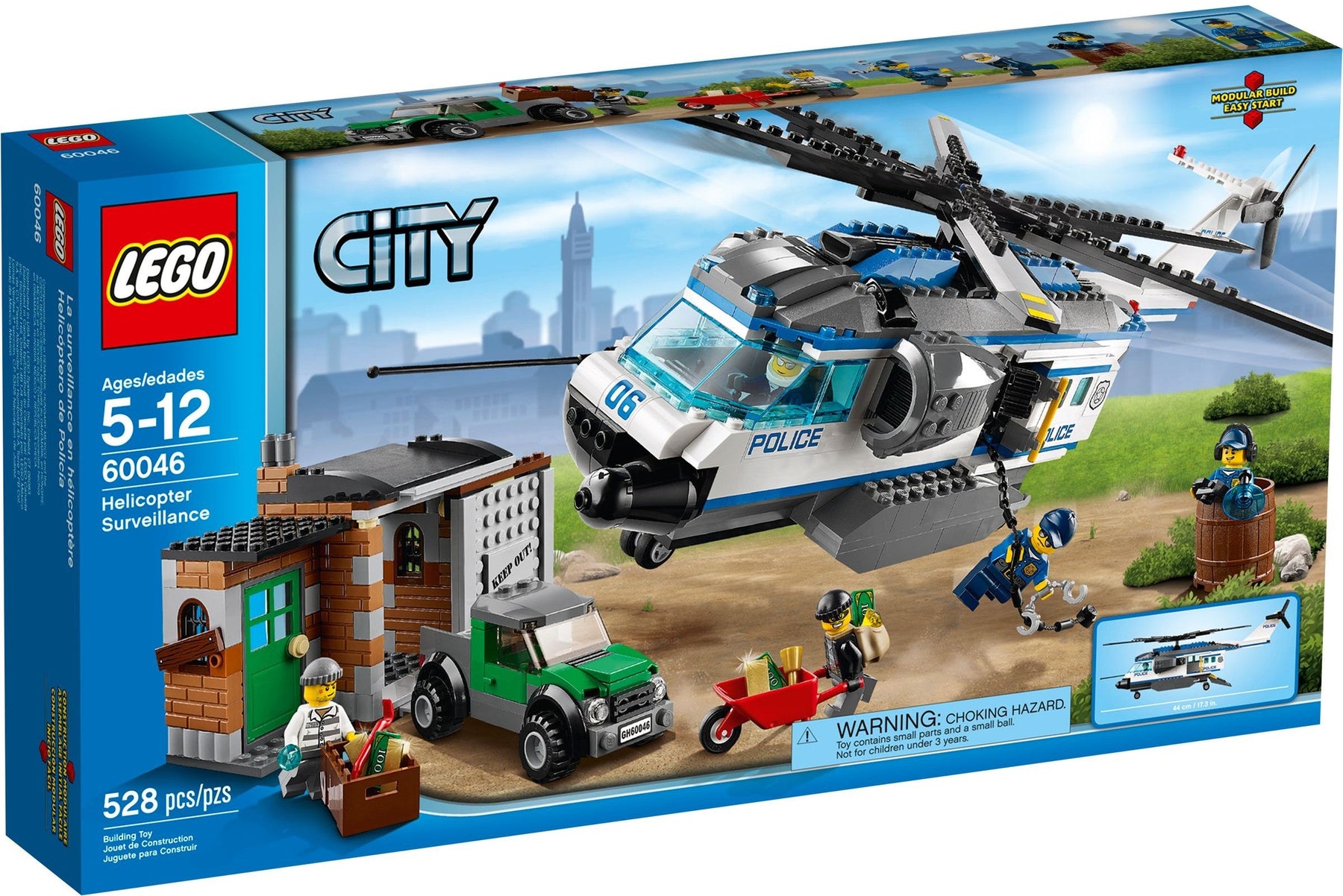 LEGO 60046 Police Helicopter Chase - SuperSaverAU - view 1
