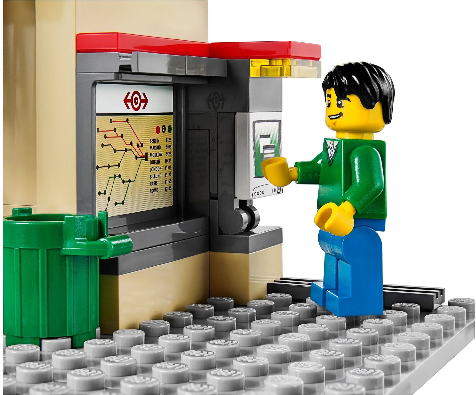 LEGO 60050 City Train Station with Taxi, Shop & Minifigures - SuperSaverAU - view 4