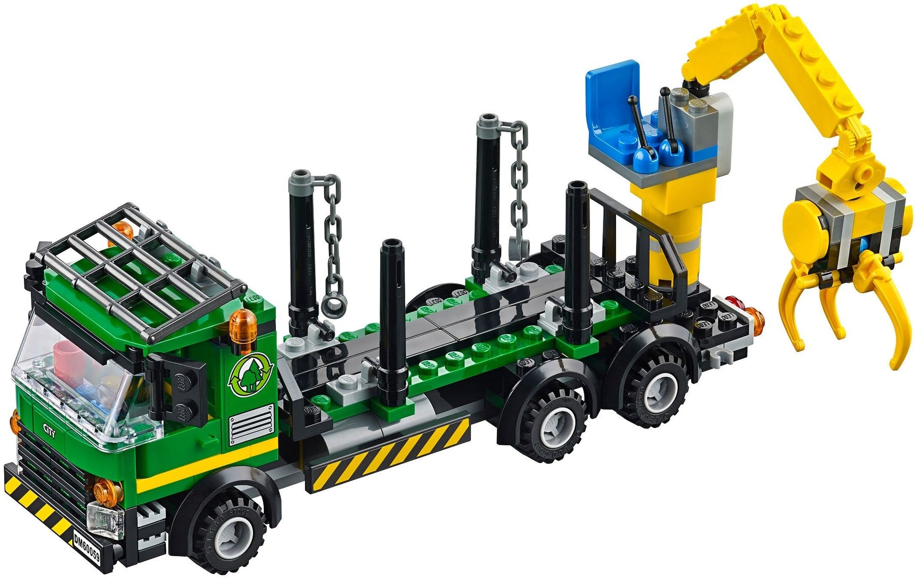 LEGO 60059 Logging Truck with Crane & Lumberjacks - SuperSaverAU - view 3