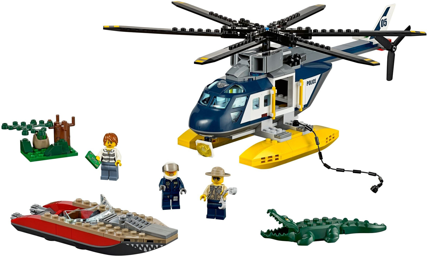 LEGO 60067 Police Helicopter Chase: Stop the Crook! - SuperSaverAU - view 5