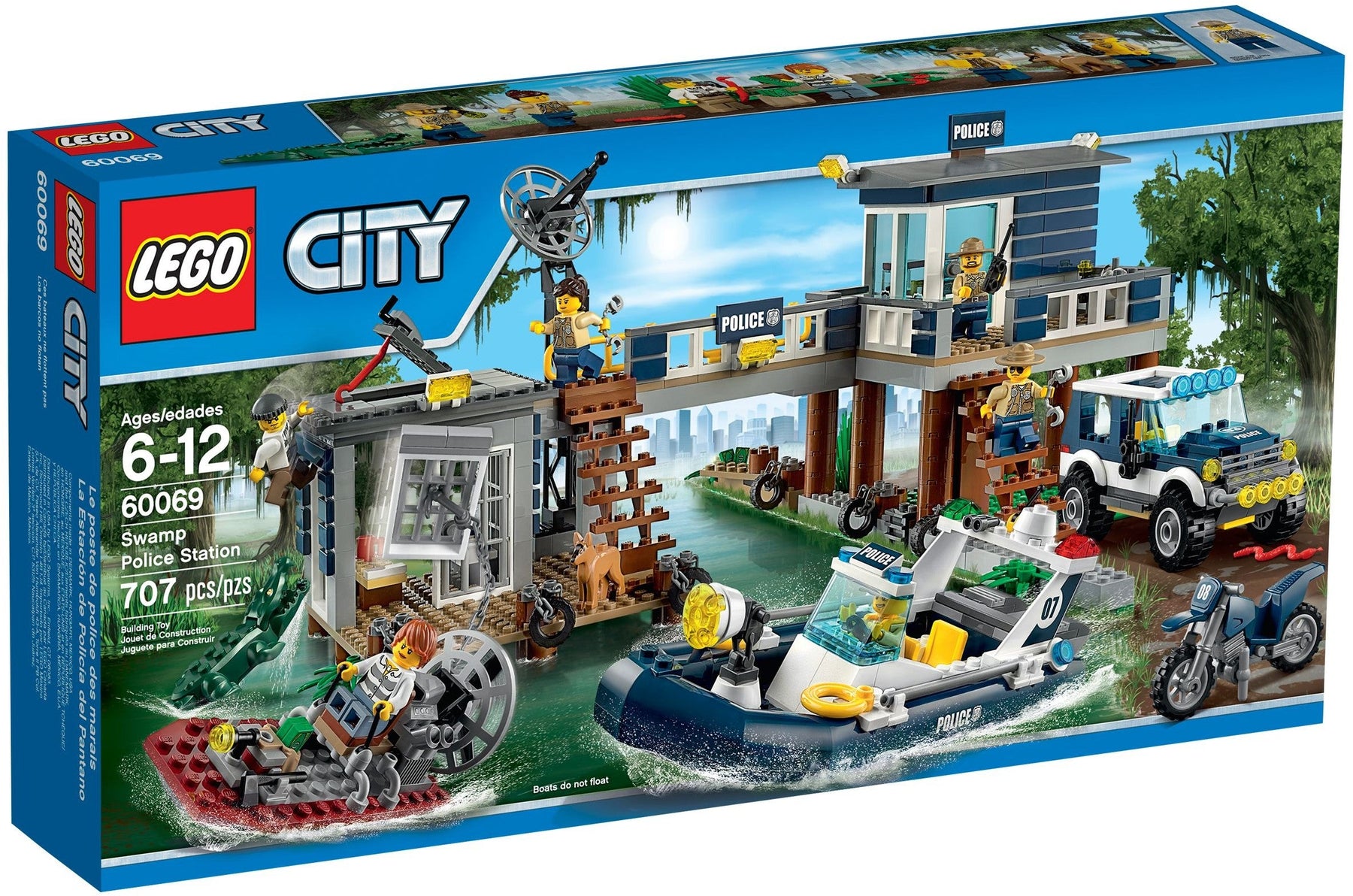 LEGO 60069 Swamp Police Station Playset: Catch the Crooks! - SuperSaverAU - view 1