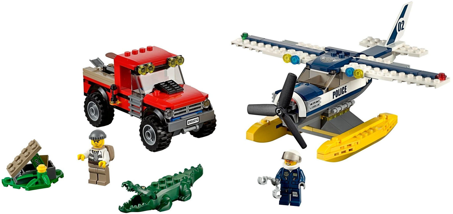 LEGO 60070 Police Water Plane Chase - Catch the Crook! - SuperSaverAU - view 6