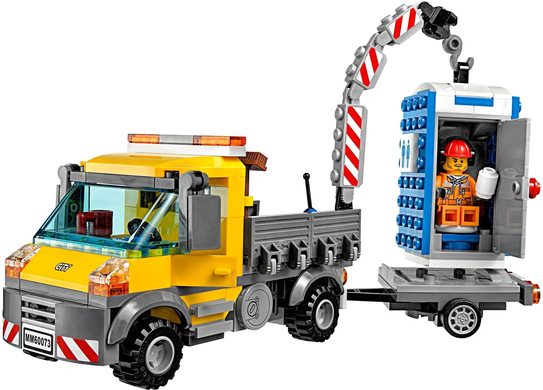 LEGO 60073 Service Truck with Portable Toilet & Crane - SuperSaverAU - view 2