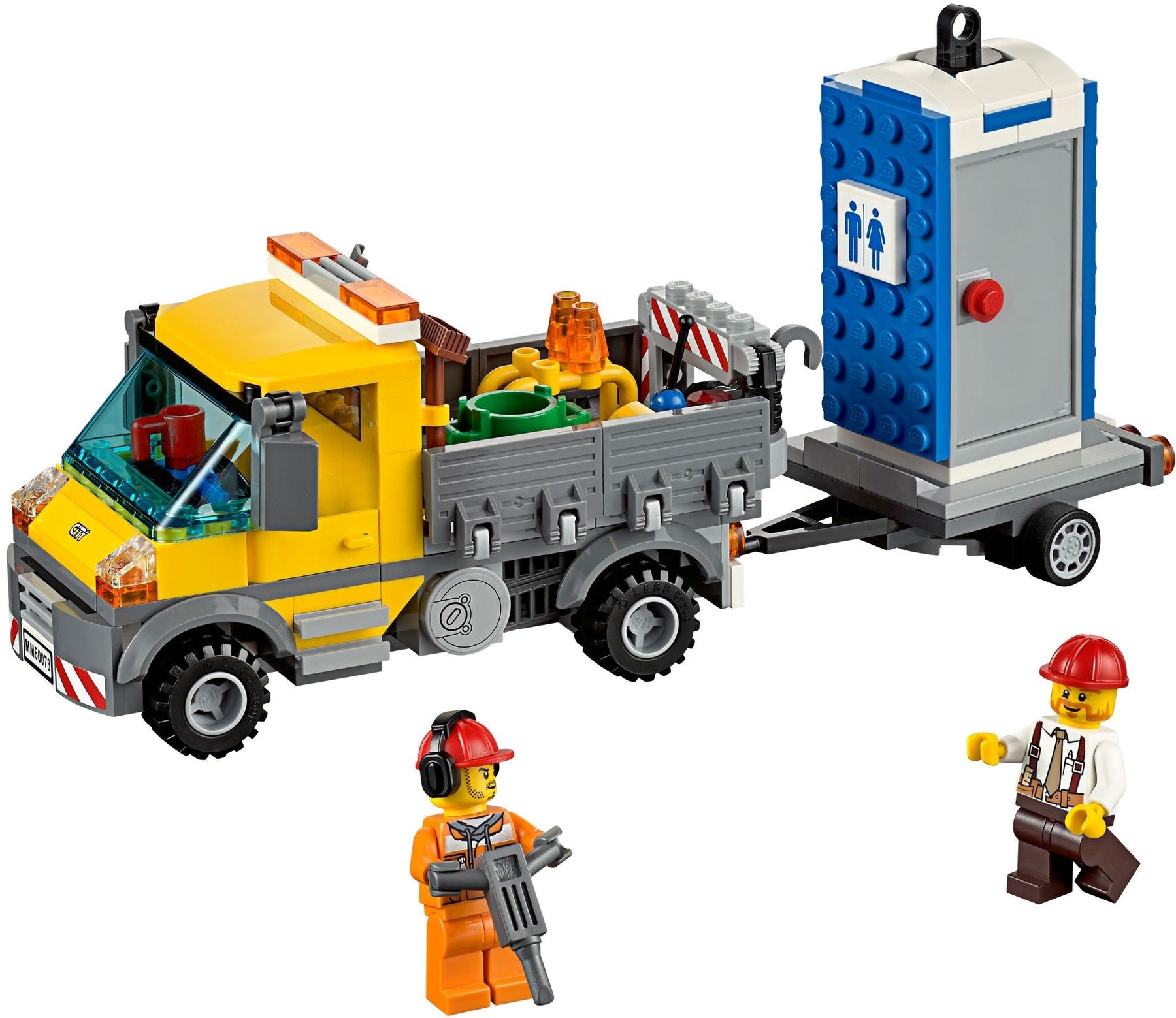 LEGO 60073 Service Truck with Portable Toilet & Crane - SuperSaverAU - view 6