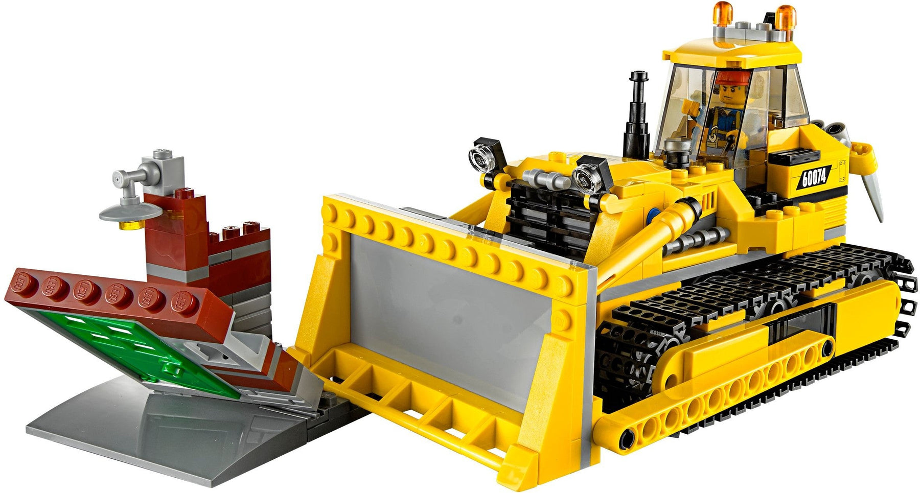LEGO 60074 Bulldozer Demolition Construction Set - SuperSaverAU - view 2