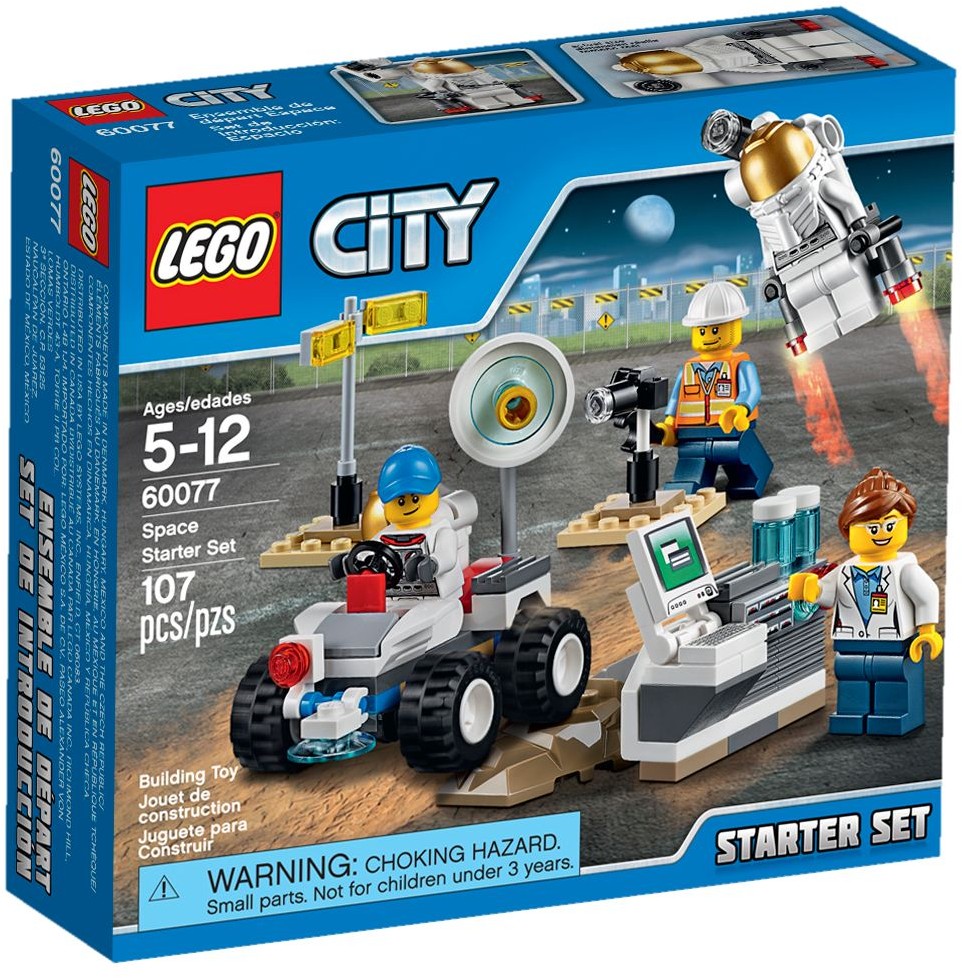 LEGO 60077 Space Starter Set: Mars Rover, Astronauts & Lab - SuperSaverAU - view 1